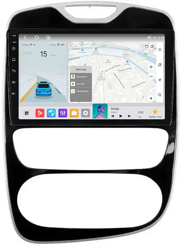 Штатна магнітола Mekede MN Renault Clio 4 (2016-2019) IPS, фото 1