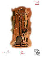 Набір для каміна камінні приналежності