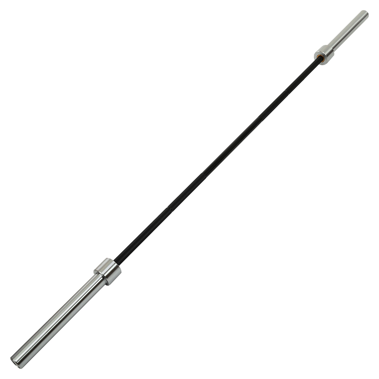 Гриф прямий для станової тяги хромований Олімпійський Texas Deadlift Bar LiveUp LP8371 Хром-чорний, фото 1