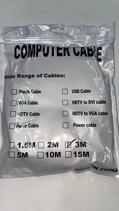Кабель (шнур) HDMI-HDMI Ultra UC88-0300 (3метри), фото 3