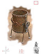 Кована урна для сміття