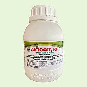 Актофіт 400 мл біологічний інсекто-акарицид для боротьби зі шкідниками сільськогосподарських культур і декоративних рослин