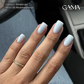 Моделюючий гель аквамариновий Ga&Ma Simple Gel 030 Akvamarynovyy, 15 мл