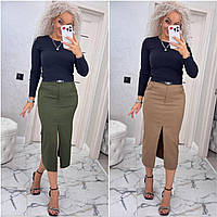 Женские юбки - 3151-аз - Элегантная стильная женская юбка-миди