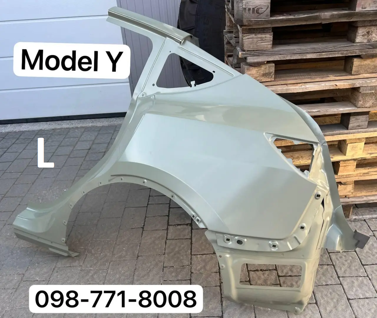 Крило заднє ліве (чверть) фільонка Tesla Model Y  (1549230-SC-A /1549230-S0-A)