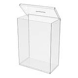 Ящик EKOSTAR без замка для пожертв та збору грошей 360x200x500. Об'єм 36 літрів, фото 3