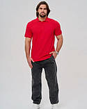 Поло чоловіче червоне Мальта 25/М599/1-43 S червоний, фото 3