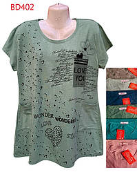 Жіноча туніка з камінням батал 5-8хл мікс колір В'єтнам