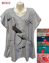 Жіноча туніка з камінням батал 5-8хл мікс колір В'єтнам