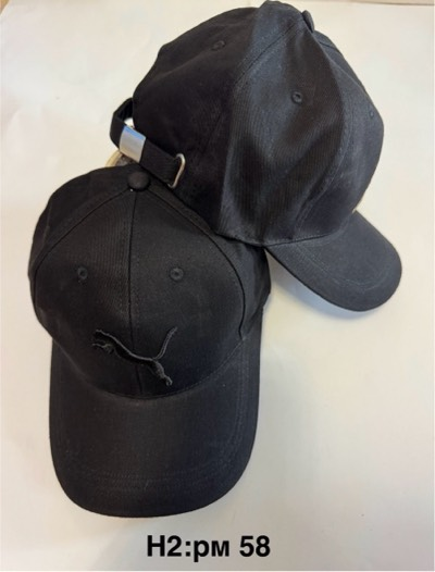 Чоловіча кепка чорна (р-р: 58) H2 вир-во В'єтнам, фото 1