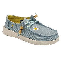 Жіночі топсайдери Hodaki Bora Hippie blue
