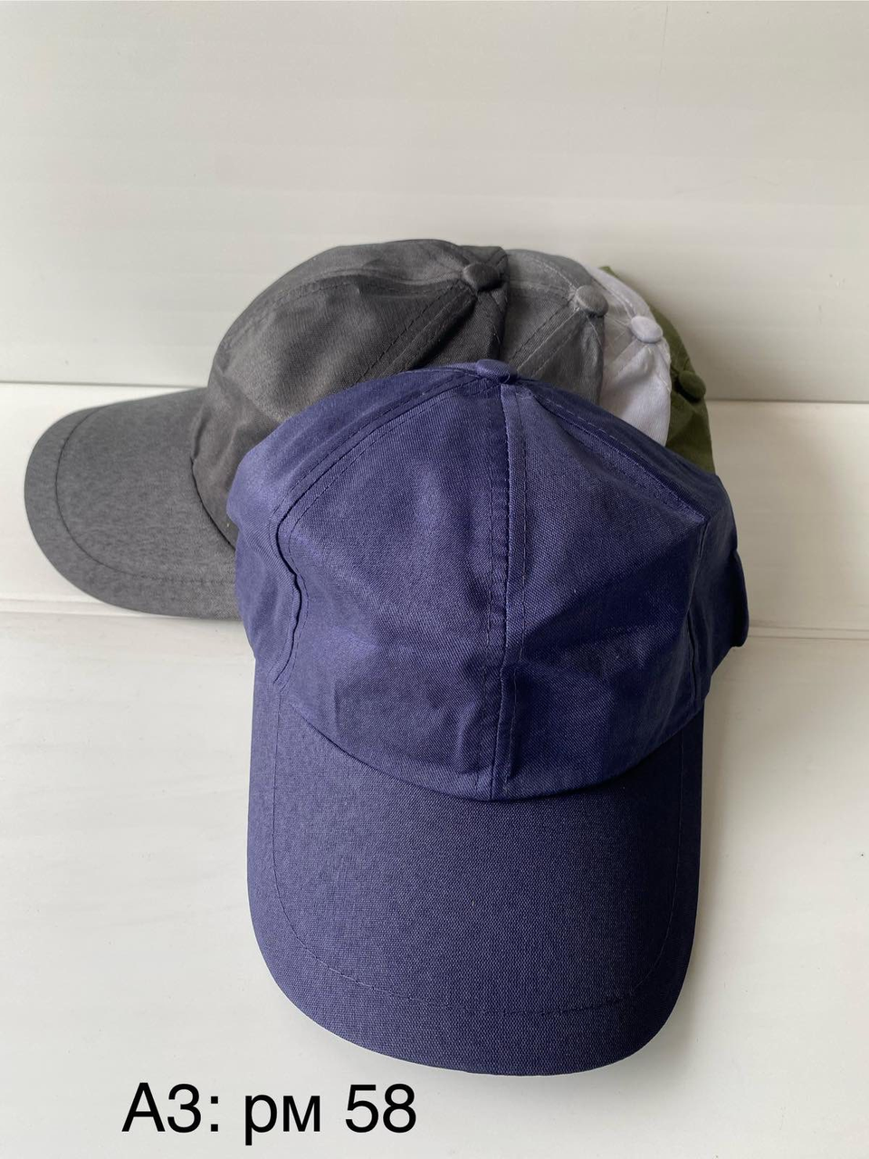 Чоловіча кепка (р-р: 58) A3 різні кольори. вир-во В'єтнам, фото 1