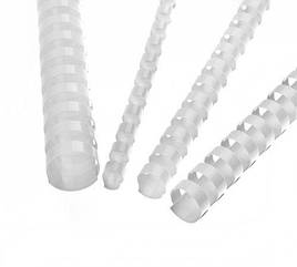 Пластикові пружини 12мм, прозорий, до 105арк., 100шт./уп. (код 25728)