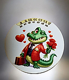 Магніт-сувенір із оригінальним малюнком та вічним  календарем, фото 3