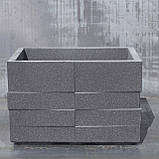 Кашпо "RS Аура" 40/60/40 см (50 л.) вазон для квітів та дерев, для вулиці, саду, дачі та тераси, фото 3