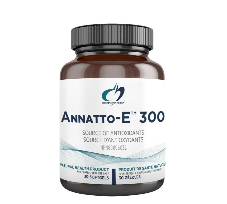 Designs for Health Annatto-E 300 / Токотриєноли Здоров'я серцево-судинної системи 30 капсул