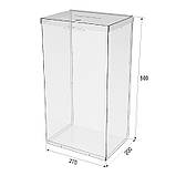 Ящик EKOSTAR с замком для пожертв та збору грошей 270x200x500. Об'єм 27 літрів, фото 4