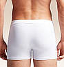 Чоловічі однотонні труси боксери білі Cotonella AU425, фото 2