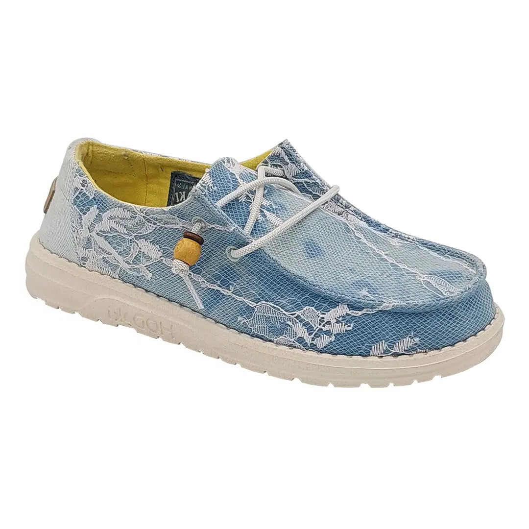 Жіночі топсайдери Hodaki Bora marble blue