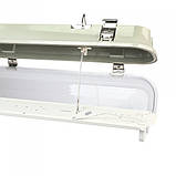 LED світильник IP65 лінійний під лампу 2хТ8 VIDEX 0,6М 220V, фото 10