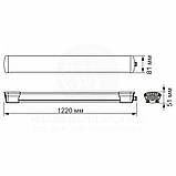 LED світильник лінійний VIDEX 40W 1,2М 5000K 220V IP65 (VL-BNW-40125), фото 2