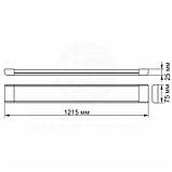 LED світильник лінійний VIDEX 54W 1,2М 5000K 220V (VL-BN-54125), фото 4