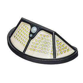 Вуличний ліхтар на сонячній батареї RIAS SH-102 102xSMD з датчиком руху Black (7_01847)