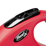 Рулетка Flexi New Classic червона для собак, стрічка розмір M 5м, фото 3