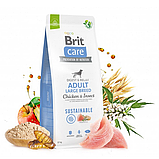 Сухий корм Brit Care Dog Sustainable Adult Large Breed для собак великих порід з куркою та комахами 12 кг, фото 5