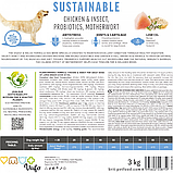 Сухий корм Brit Care Dog Sustainable Adult Large Breed для собак великих порід з куркою та комахами 12 кг, фото 6