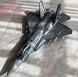 Конструктор  Qman 23017 Военный самолет shenyang j-35 Истребитель 63 см   2637 деталей, фото 4