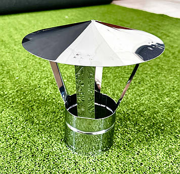 Грибок для димоходу Ø95мм (нержавіюча сталь)