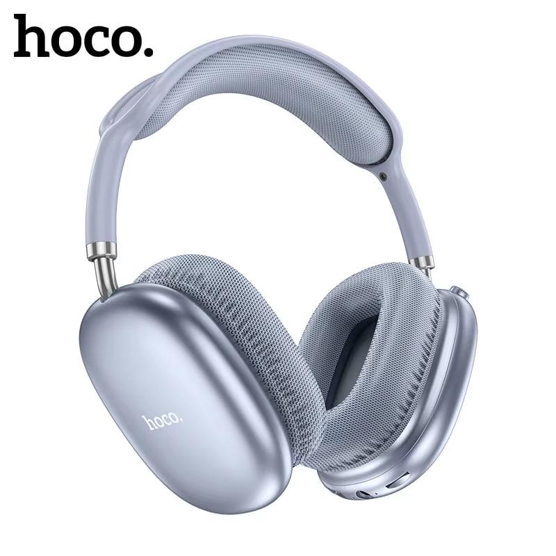 Бездротові накладні навушники з мікрофоном HOCO W35 Air (Bluetooth 5.3) Blue