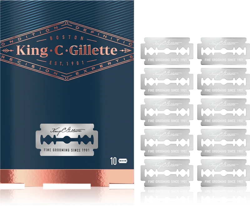 Двосторонні леза Gillette King C (10 шт.) 02757, фото 1