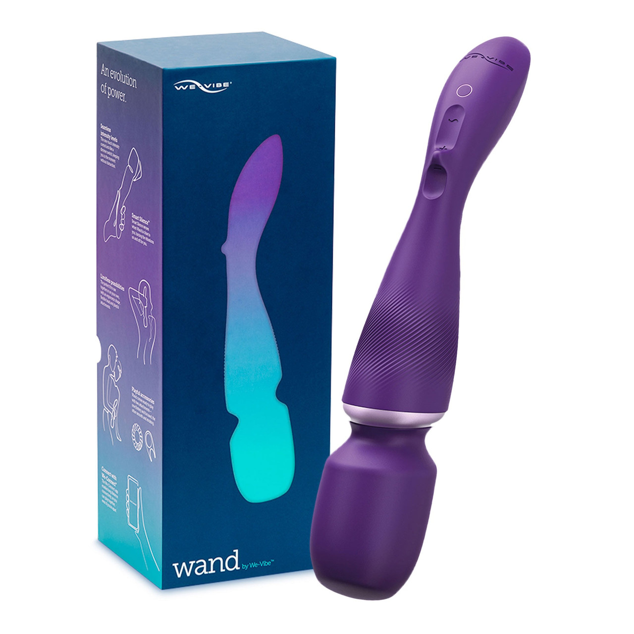 Ванд масажер з насадками та смарт управлінням Wand by We-Vibe