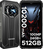 Смартфон DOOGEE S119 Silver 8/512Gb 10200mAh NFC 100Mp Night Vision Захищений телефон