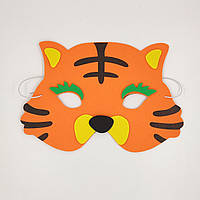 Дитяча маска Тигр one size різнобарвний