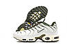 Жіночі кросівки Nike Air Max TN Plus White Khaki Білі Взуття Найк Аир Макс Плюс якісний текстиль демісезон, фото 6