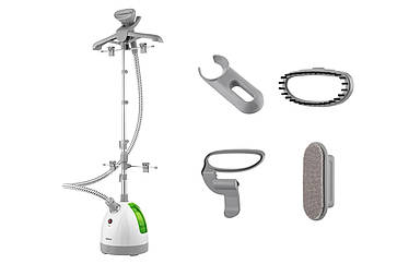 Відпарювач Ardesto вертикальний IR-C8815-S, 1785Вт, 1500мл, нерж. сталь, біло-зелений (IR-C8815-S) (код