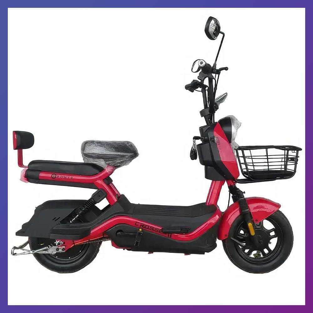 Електрокутер двоколісний для дорослих і підлітків Crosser 60V/20AH/500W 40 км/год Червоний, фото 1