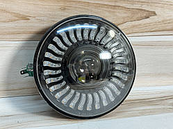 Світлодіодна LED-фара 75 Вт Нива, УАЗ 469, ВАЗ 2101, 2121, мотоцикл, мото 7 дюйм