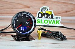 Покажчик температури води стрільцевий Ket Gauge 6274 LED діодний Ø60mm з корпусом для панелі