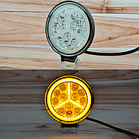 Світлодіодна LED-фара робоча 36вт, (3 Вт*12ламп) + Поворотник