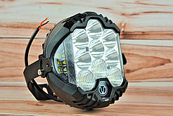 Фара LED Кругла 63W 6000K Комбіноване світло (Ø12 см * 5 см)