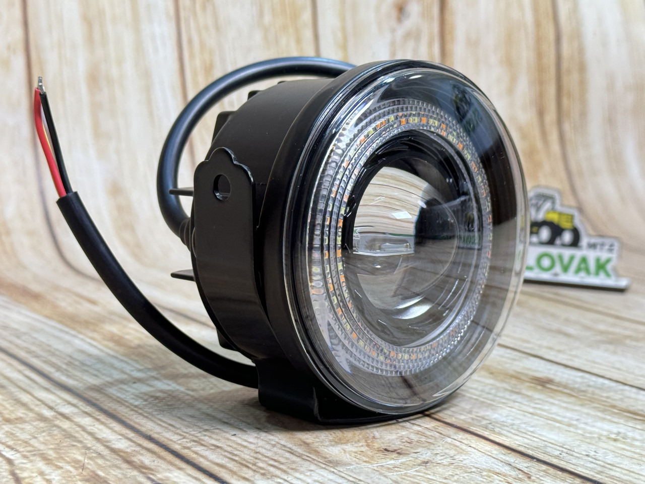 Світлодіодна LED-фара 30 Вт кругла з ДХО+Поворот, Ближнє та дальнє світло, Чіткою світловою тіневою кордоном