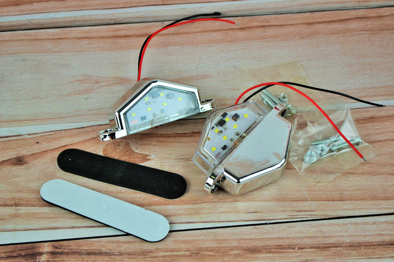 Габарит LED-підсвітка номера 6-діодна біла ( 1 шт.)