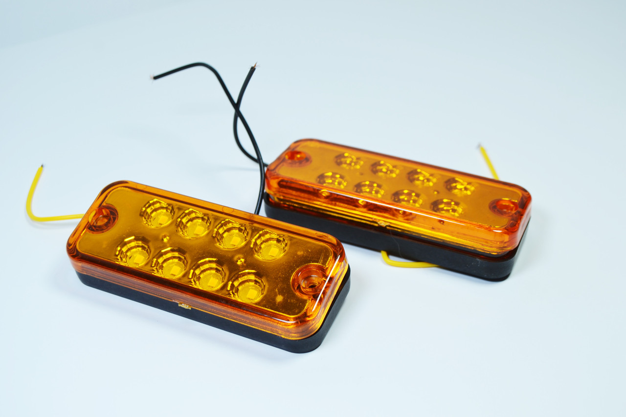 Габарит LED (NTK) 24v 8-діодний жовтий 1 шт.