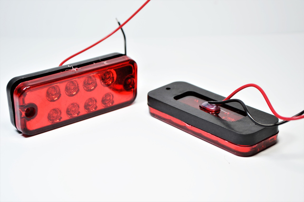 Габарит LED (NTK) 24v 8-діодний червоний 1 шт.