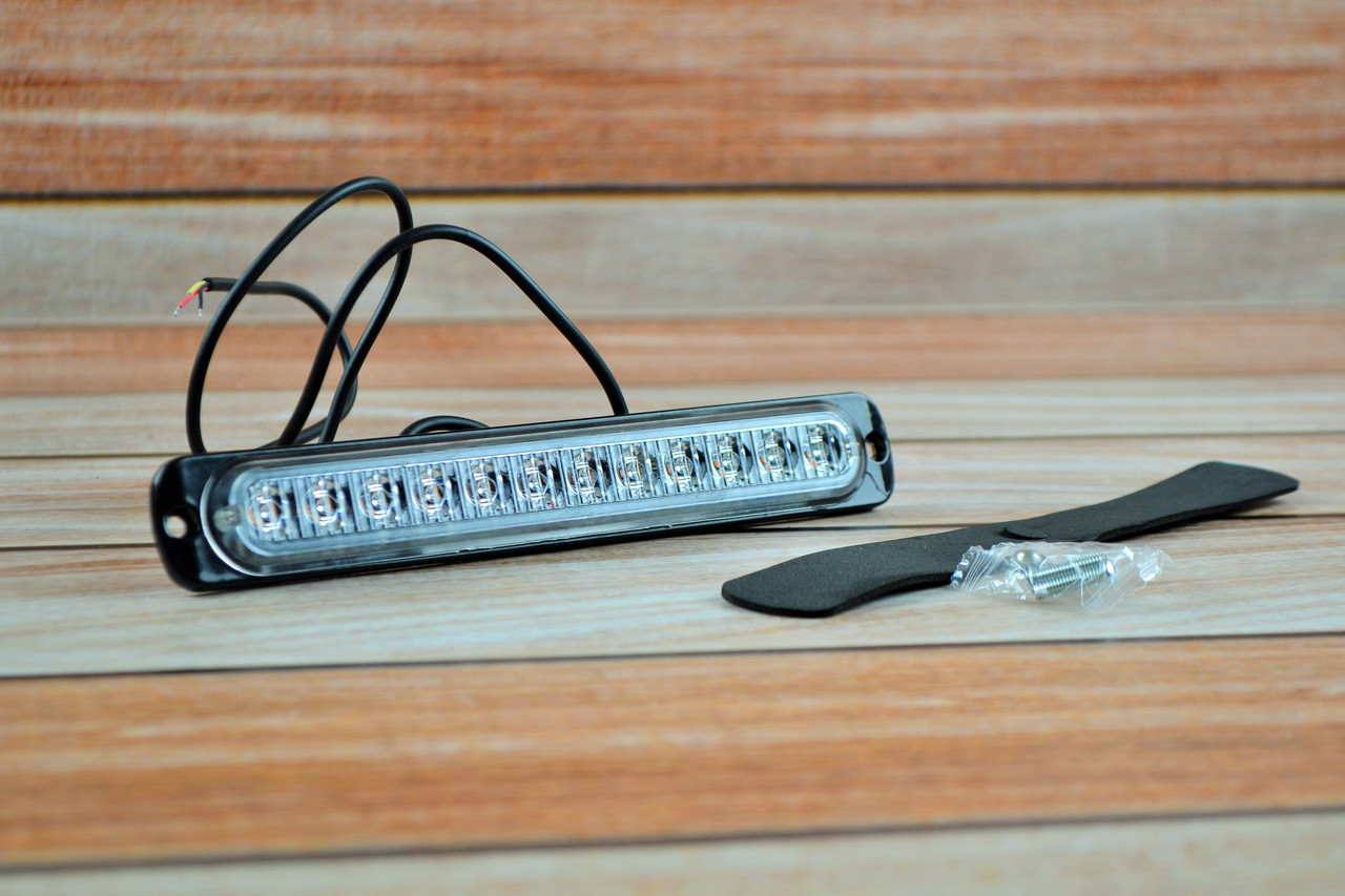 Стробоскоп LED 12-24v 12 діодний білий 1 шт.