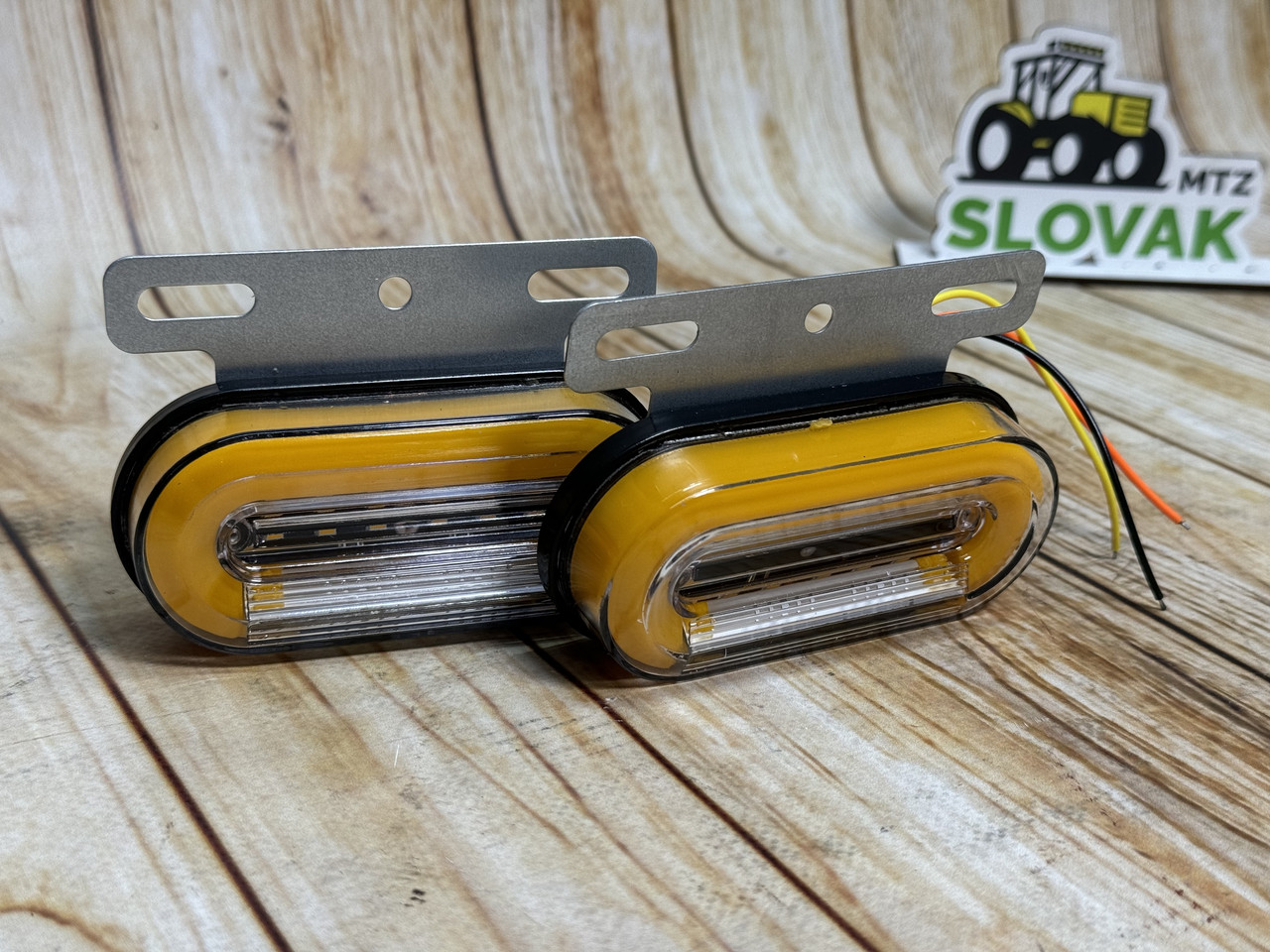 Габаритний ліхтар MOVING SIDE LAMP MINI 12-24V жовтий (1 шт.)